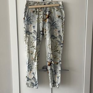 Zara printed cropped trouser